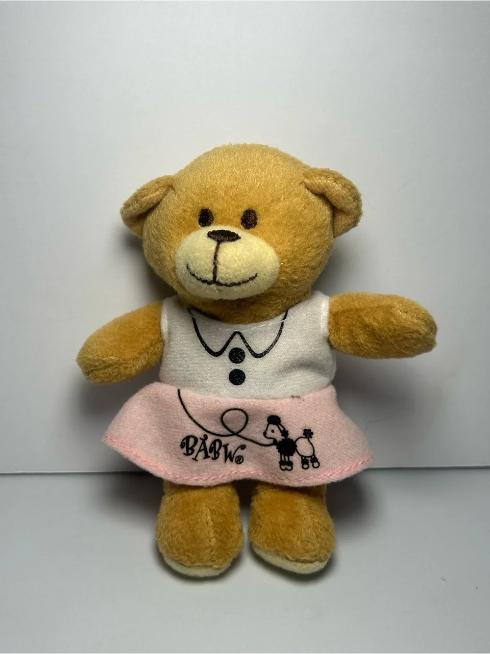 McDonald's Build A Bear Read Teddy Poodle Skirt Number 4 From 2006